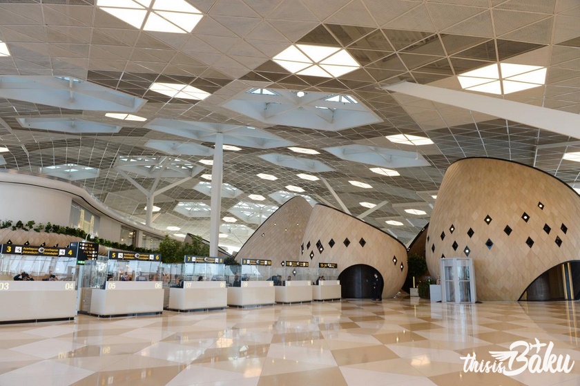 Baku airport , this is baku tours