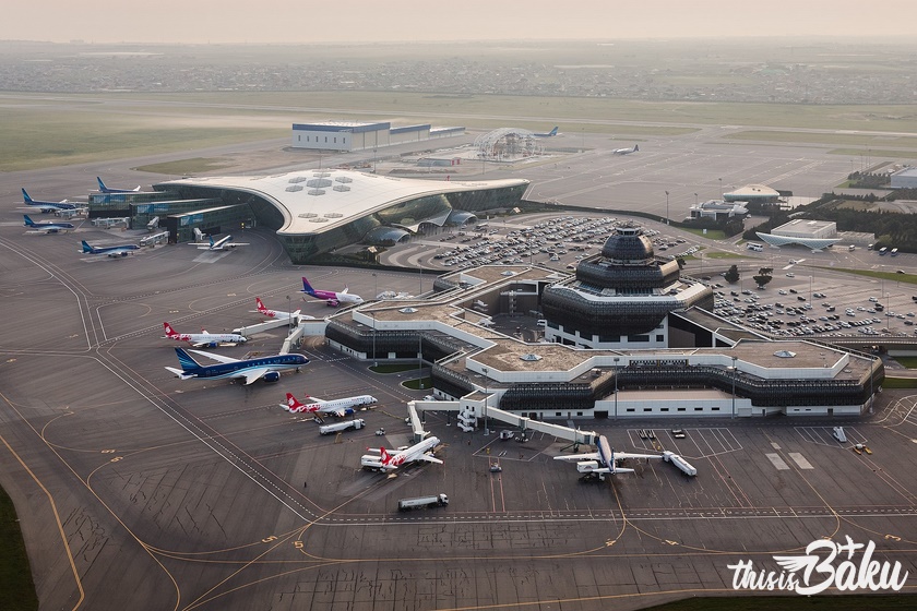 Baku airport , this is baku tours