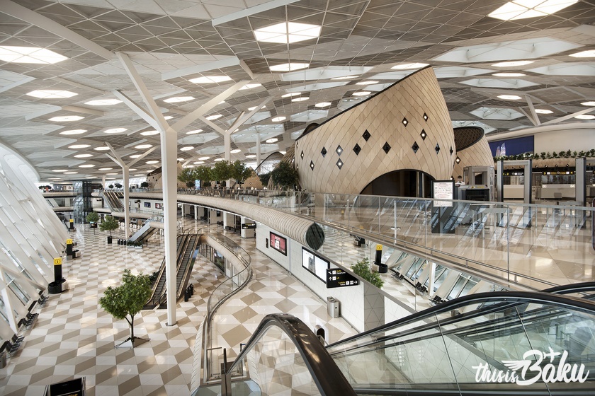 Baku airport , this is baku tours